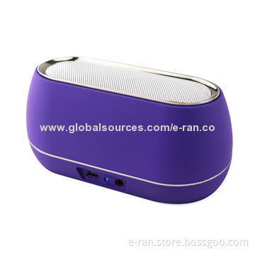 ER-BT08 stereo mini speakers, suitable for promotional gifts in 2014, made of plastic material